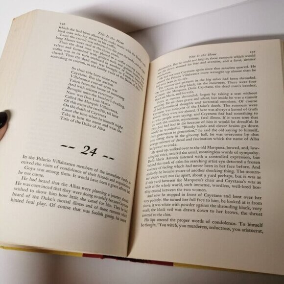 1951 This is the Hour Book by Lion Feuchtwanger Vtg Hardcover Historical Novel - Picture 9 of 10